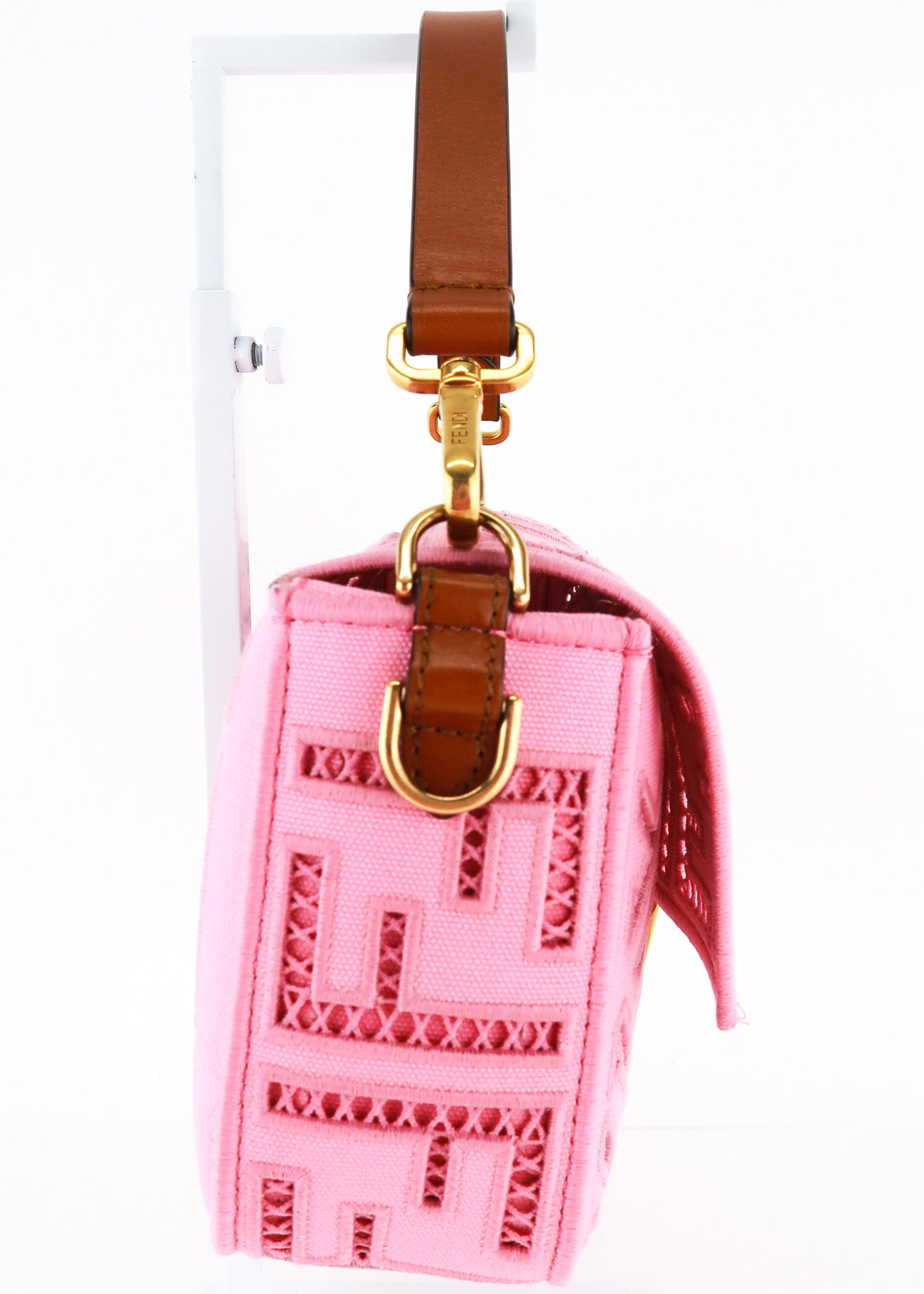 Baguette - Pink FF canvas bag