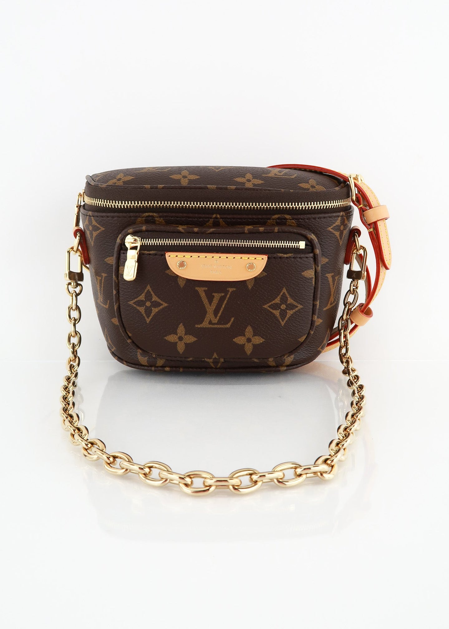 Louis+Vuitton+Bum+Bag+Belt+Bag+Black+Leather for sale online
