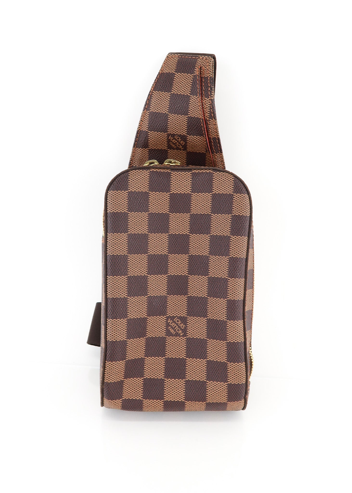 Louis+Vuitton+Stories+Box+Shoulder+Bag+Brown+Damier+Ebene+Canvas