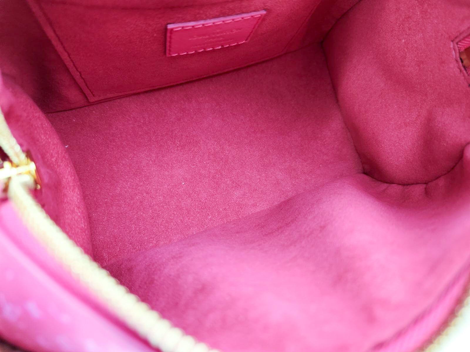 Louis Vuitton Calfskin Nanogram Embossed Speedy 20 Pink – DAC