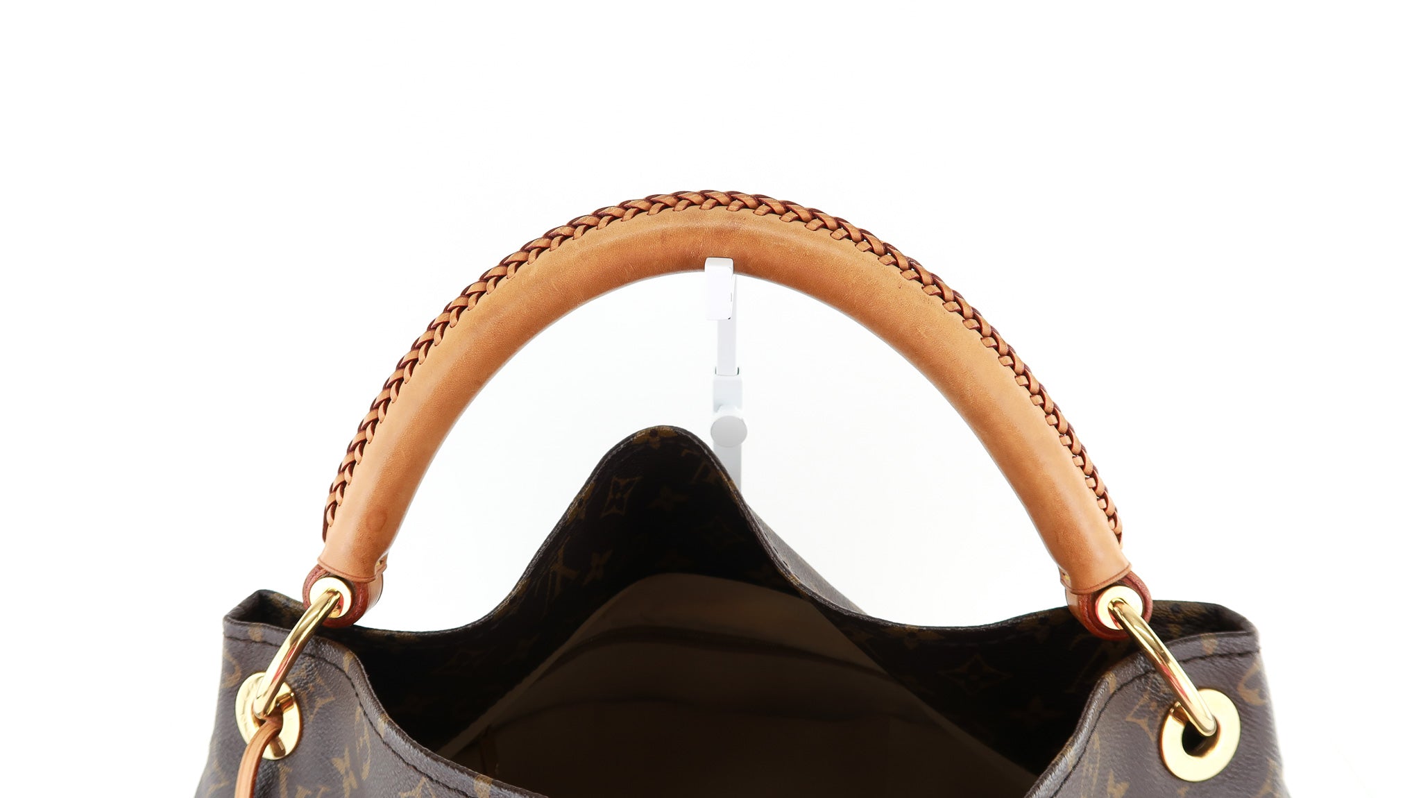 Louis Vuitton Monogram Artsy MM Hobo with Braided Handle Leather