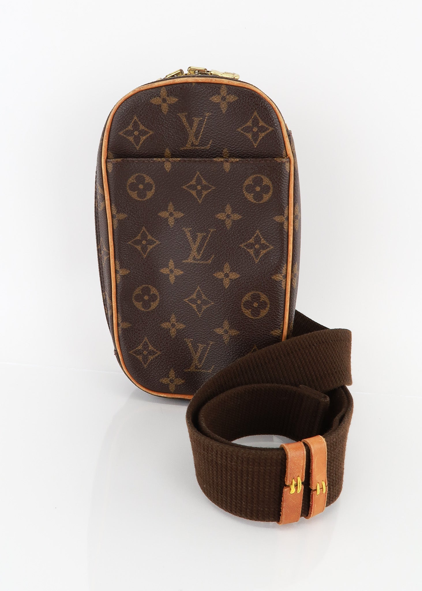 Louis Vuitton Monogram Canvas Pochette Gange Body Bag Belt Bag Fanny Pack