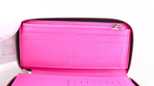 Louis Vuitton Taigarama Pink Zippy Wallet