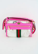 Load image into Gallery viewer, Gucci Clear Ophidia Crossbody Pink