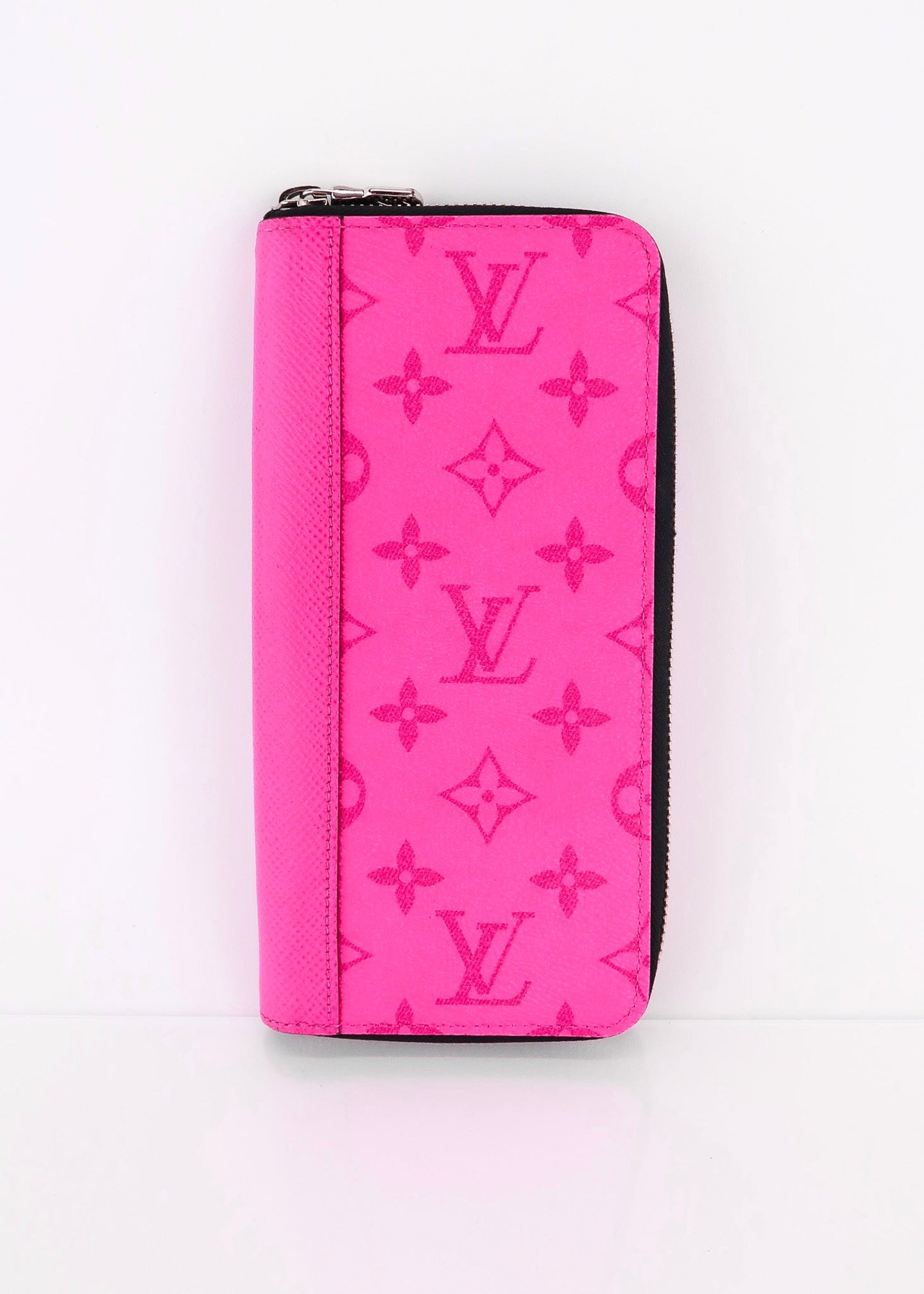 Louis Vuitton Taigarama Pink Zippy Wallet