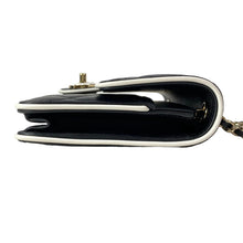 Load image into Gallery viewer, Chanel Lambskin Wallet on a Chain Black White