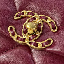Load image into Gallery viewer, Chanel 19 Quilted Lambskin Medium Flap Bordeaux