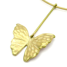 Load image into Gallery viewer, Christan Dior Gold Butterfly Choker Necklace