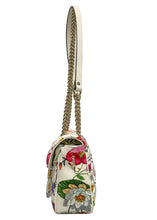 Load image into Gallery viewer, Gucci Limited Edition Multicolor Silk Floral Marmont Flap