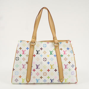 Louis Vuitton Multicolor White Aurelia MM Tote