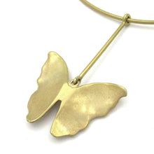 Load image into Gallery viewer, Christan Dior Gold Butterfly Choker Necklace
