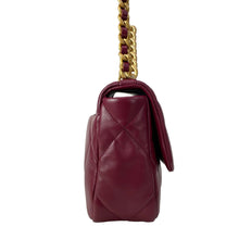 Load image into Gallery viewer, Chanel 19 Quilted Lambskin Medium Flap Bordeaux