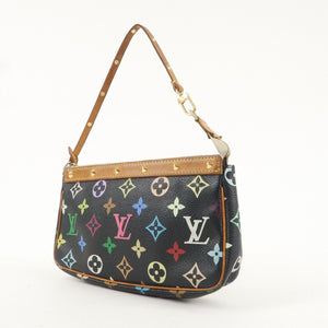 Louis Vuitton Multicolor Pochette Accessories Black