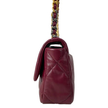 Load image into Gallery viewer, Chanel 19 Quilted Lambskin Medium Flap Bordeaux