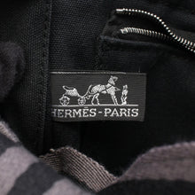 Load image into Gallery viewer, Hermes Canvas Tout PM Black Silver
