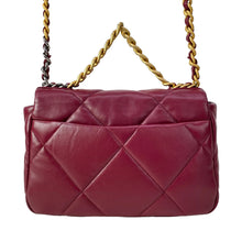 Load image into Gallery viewer, Chanel 19 Quilted Lambskin Medium Flap Bordeaux