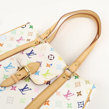 Load image into Gallery viewer, Louis Vuitton Multicolor White Aurelia MM Tote