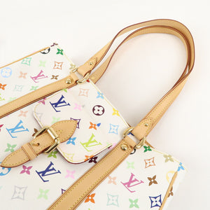 Louis Vuitton Multicolor White Aurelia MM Tote