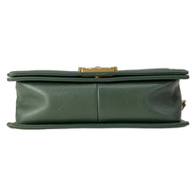 Load image into Gallery viewer, Chanel Boy Chevron Medium Flap Olive Green
