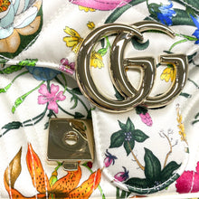 Load image into Gallery viewer, Gucci Limited Edition Multicolor Silk Floral Marmont Flap