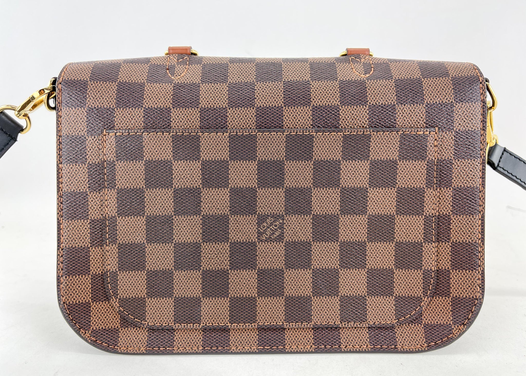 Beaumarchais bag in ebony checkered canvas