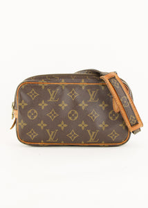 Small, compact yet lots of room. The Louis Vuitton Marly Bandoliere. #