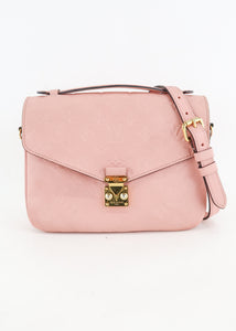 Bags, Louis Vuitton Pochette Metis Rose Poudre