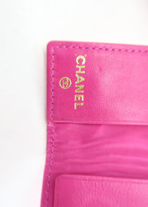 Chanel Caviar 6 Key Holder Pink
