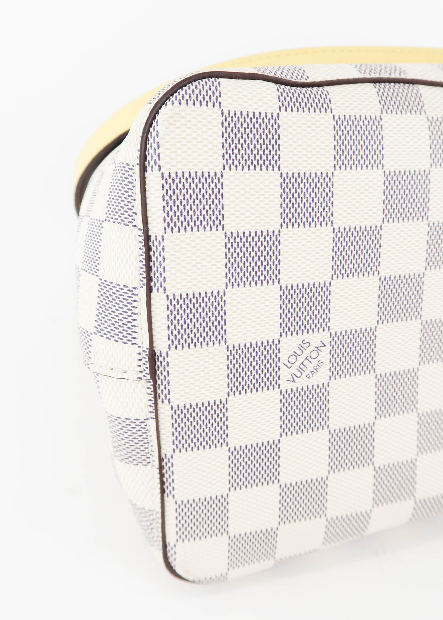 Louis Vuitton Neonoe N40151 Damier Azur Pineapple Yellow Shoulder Bag  Ladies