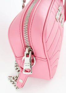 Prada Diagramme Shoulder Bag Pink