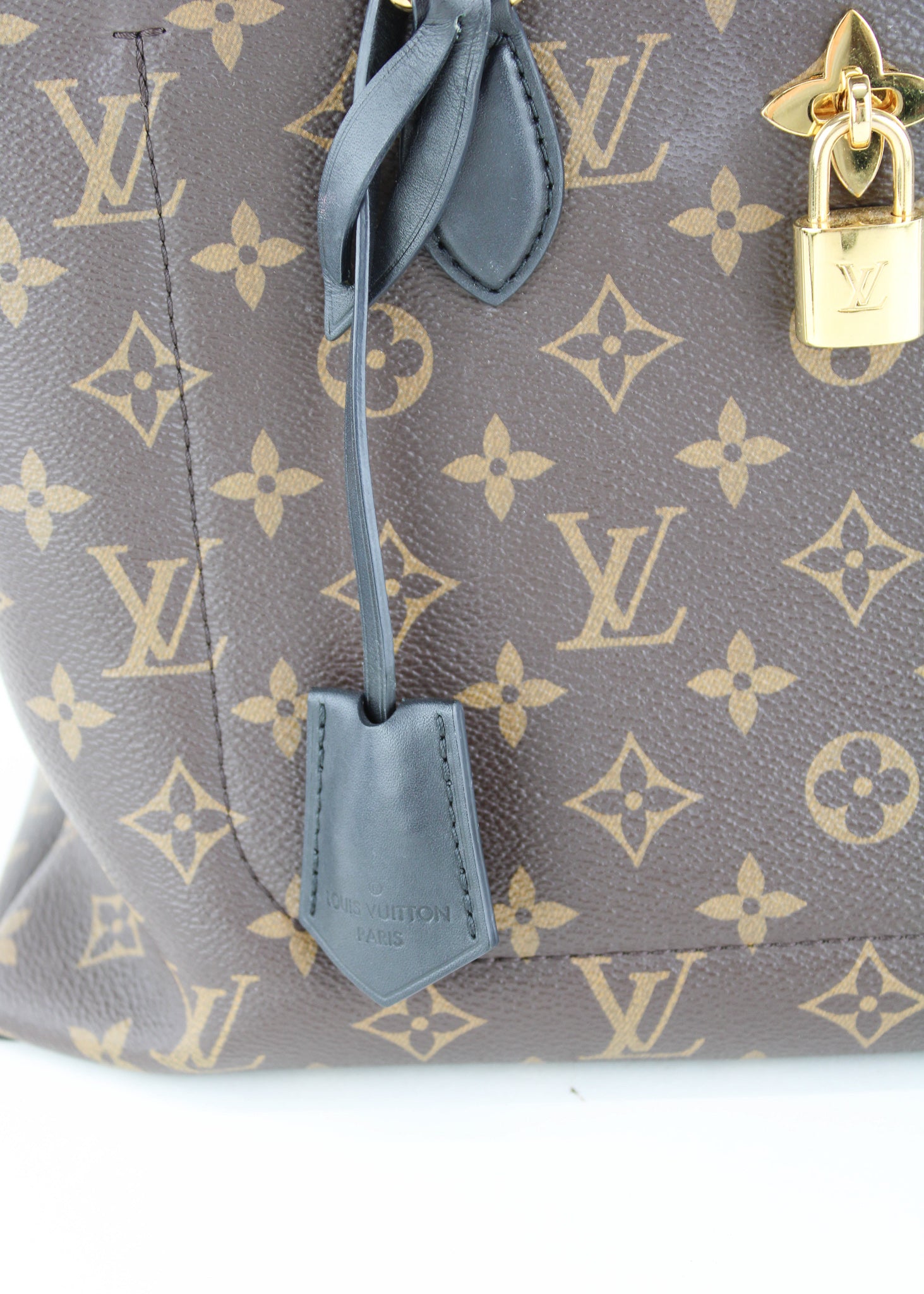 Louis Vuitton Vintage - Monogram Flower Tote - Brown Black - Leather Handbag  - Luxury High Quality - Avvenice