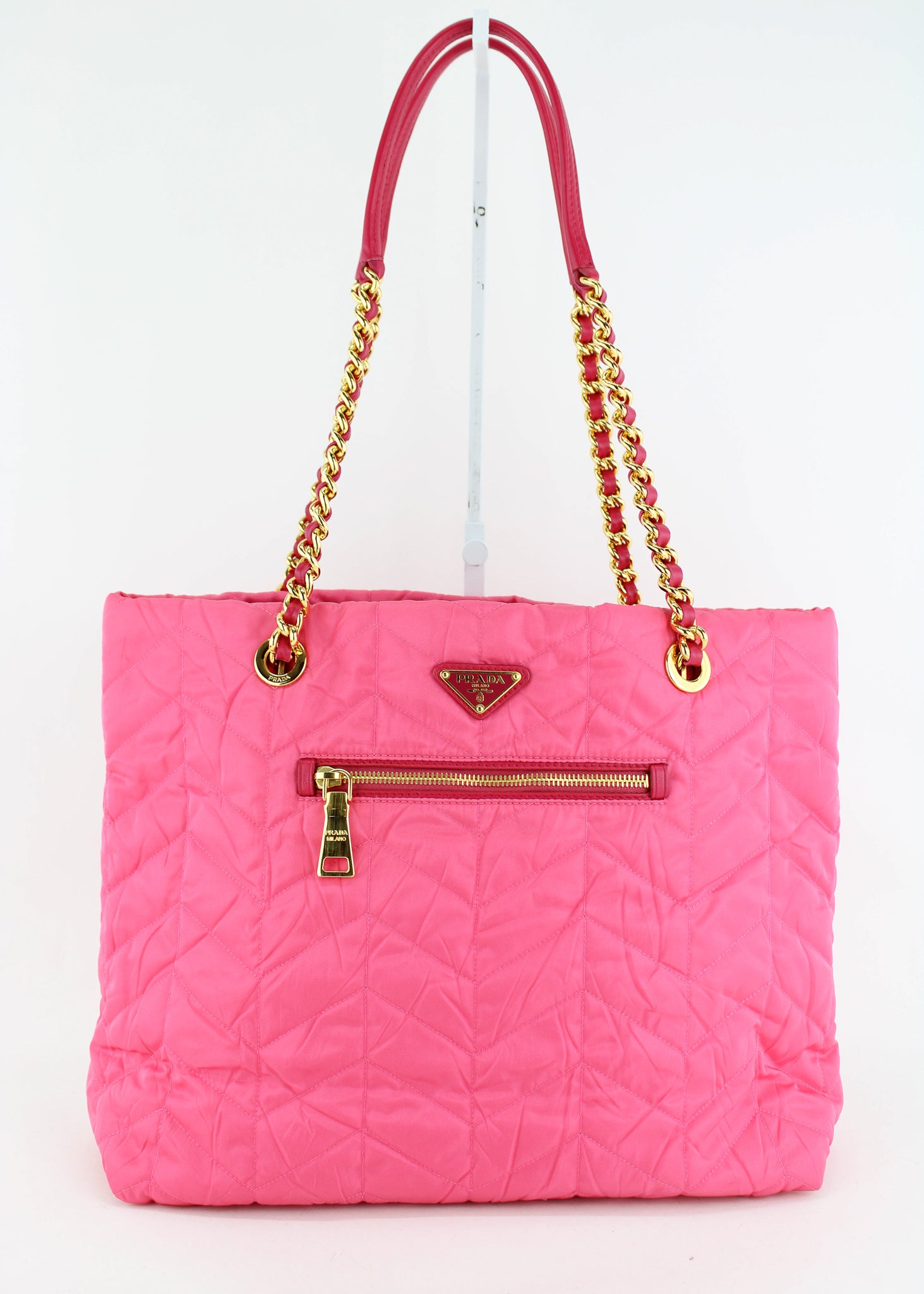 Prada, Bags, Auth Prada Nylon Hot Pink Crossbody Bag