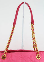 Load image into Gallery viewer, Prada Nylon Leather Chain Tote Pink