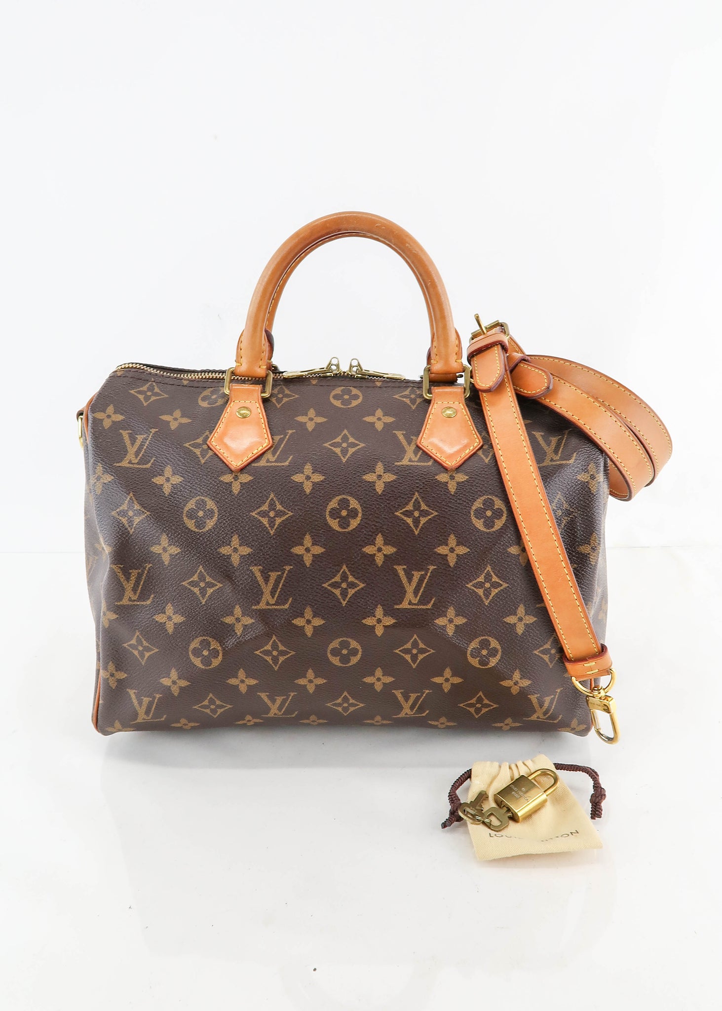 Louis Vuitton, Bags, Louis Vuitton Speedy 3 Plus Add On Strap
