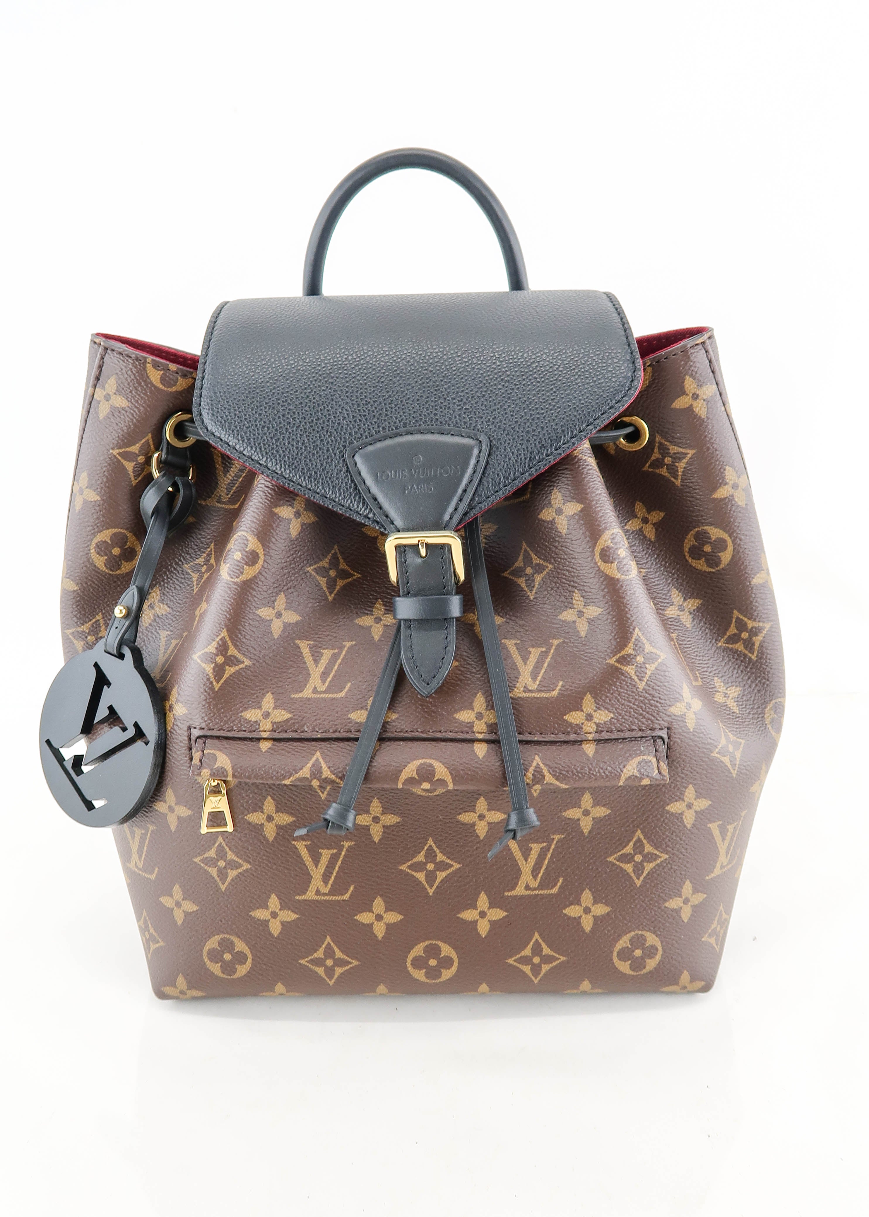 Louis vuitton montsouris pm black monogram 2025