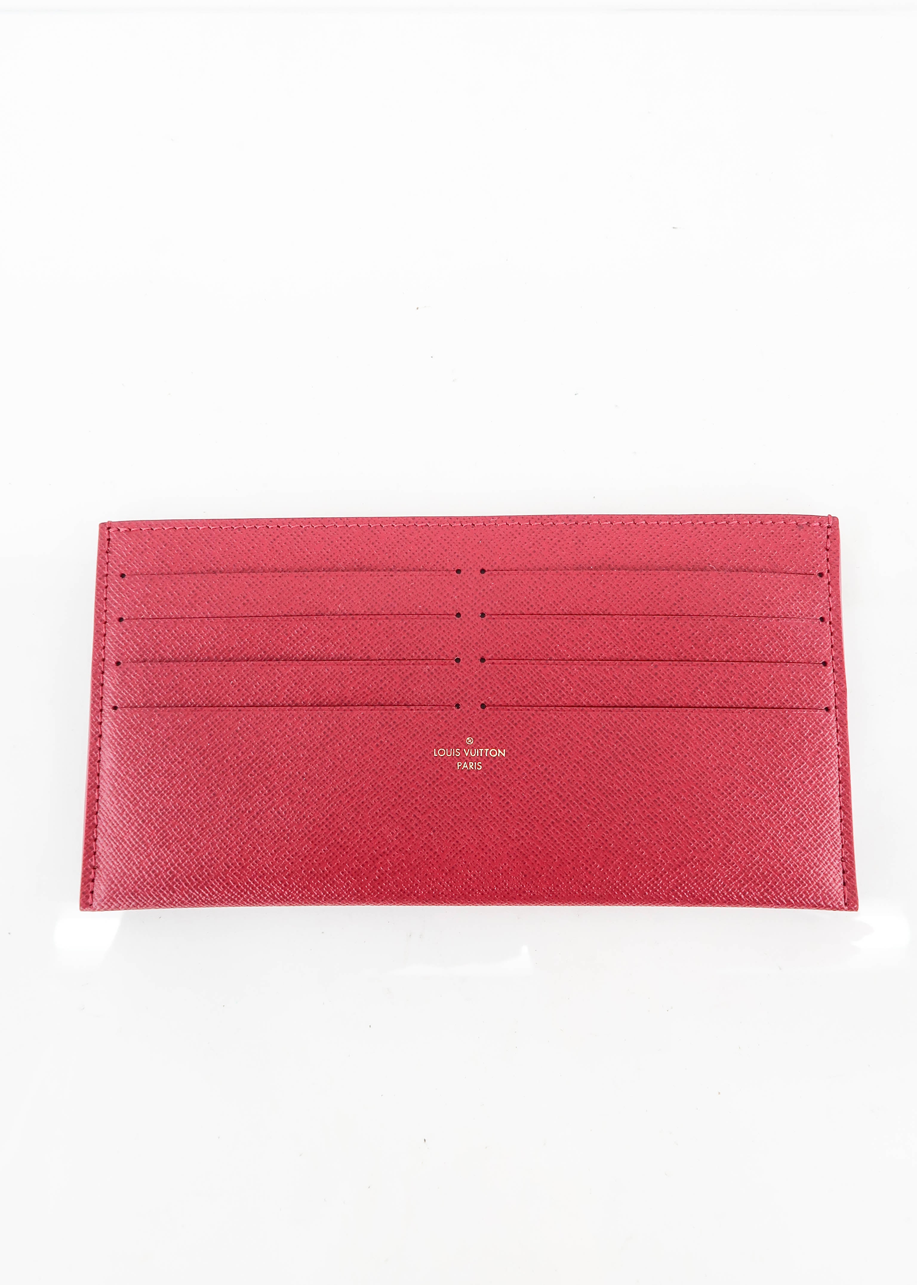 Buy Louis Vuitton Credit Card Cerise Red Insert From Felicie Pochette  Wallet A952