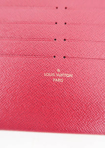 Louis Vuitton Felicie Card Insert Fuchsia