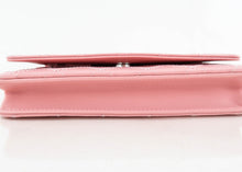 Load image into Gallery viewer, Chanel Lambskin Wild Stitch Wallet on a Chain Pink