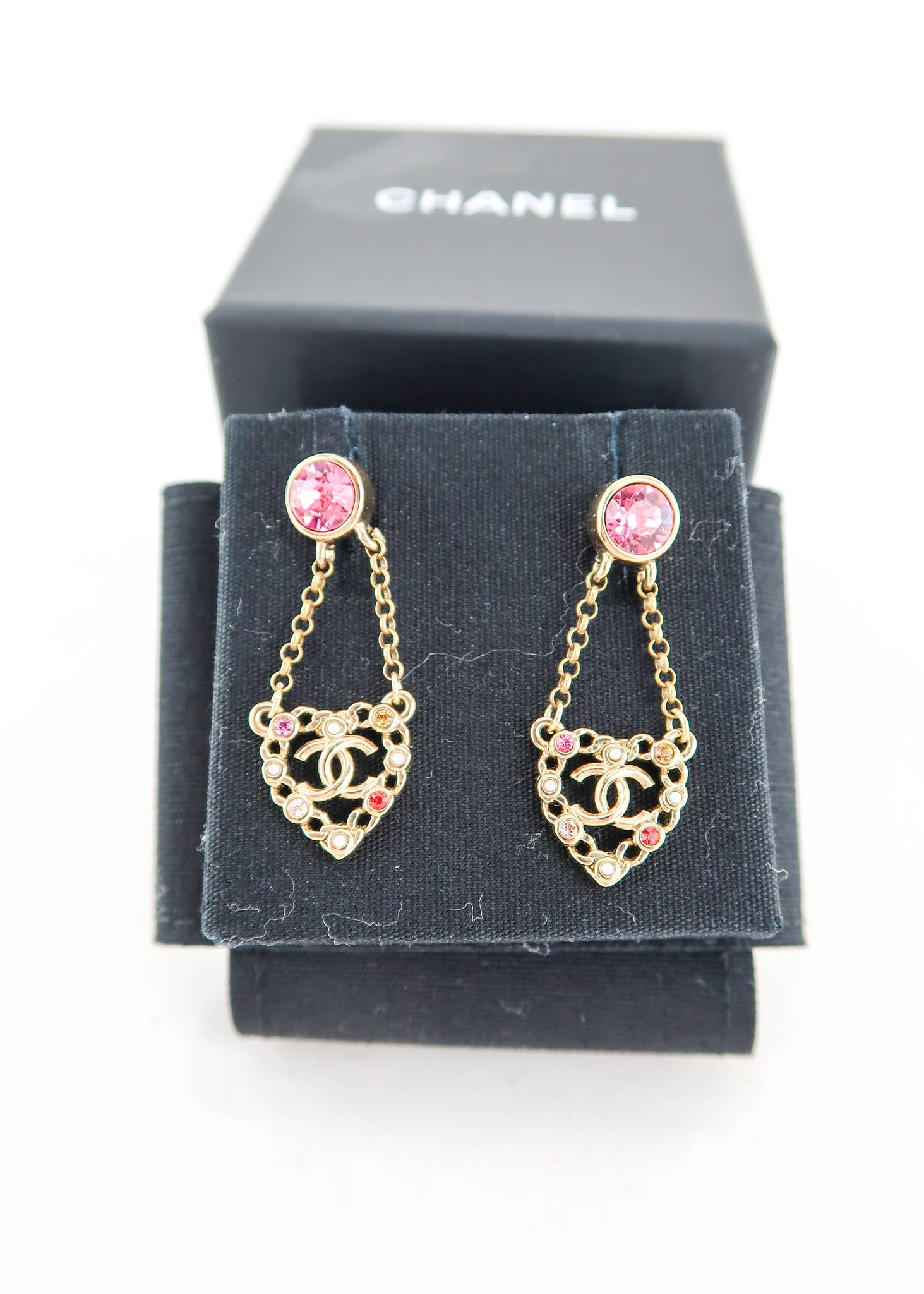 Cập nhật 81+ về chanel earrings pink 