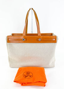 Hermes Natural Cabas MM 2-in-1 Tote Bag