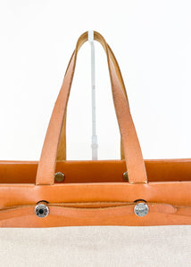 Hermes Natural Cabas MM 2-in-1 Tote Bag