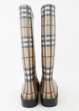 Load image into Gallery viewer, Burberry Haymarket Check Plaid Rain Boots