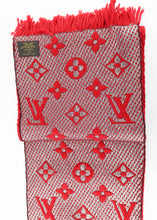 Load image into Gallery viewer, Louis Vuitton Logomania Shine Scarf Red