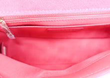 Load image into Gallery viewer, Chanel Quilted Velvet Pearl Crush Neon Pink