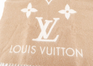 Louis Vuitton REYKJAVIK Monogram Scarf Tan