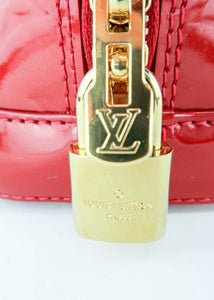 Louis Vuitton Vernis Alma BB Red