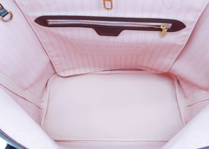 Louis Vuitton Damier Ebene Neverfull MM Pink