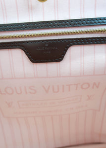 Louis Vuitton Damier Ebene Neverfull MM Pink
