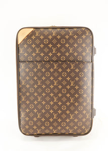 LOUIS VUITTON Brown LV Nylon Luggage Cover with Storage Case, Fits