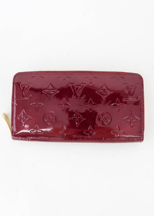 Louis Vuitton Vernis Zippy Burgundy